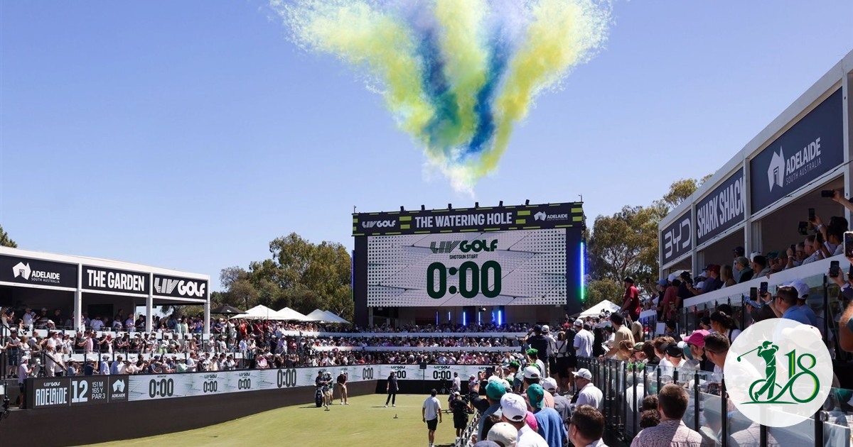 LIV Golf representatives at the league's 2026 strategy announcement