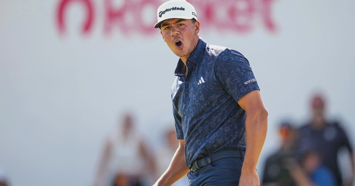 Michael Thorbjornsen during his winning final round at the Rocket Classic
