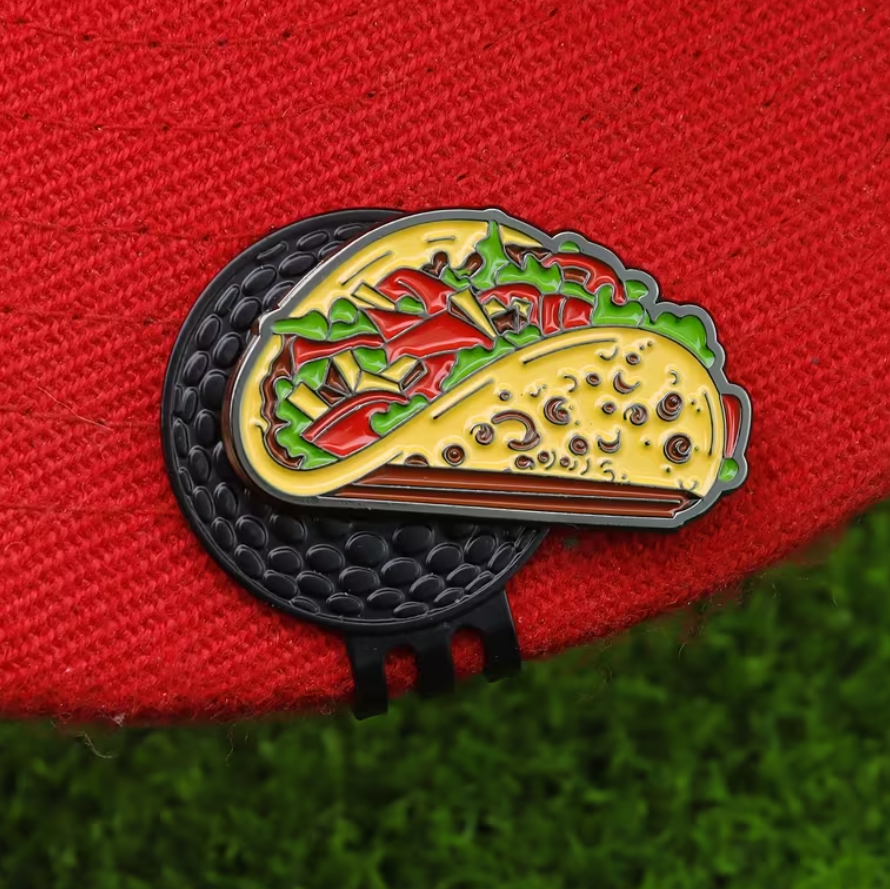 Obscured preview of a future golf ball marker