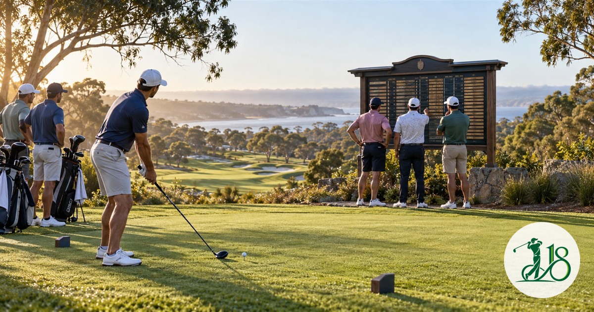 Six anonymous golfers prepare for a course-record challenge