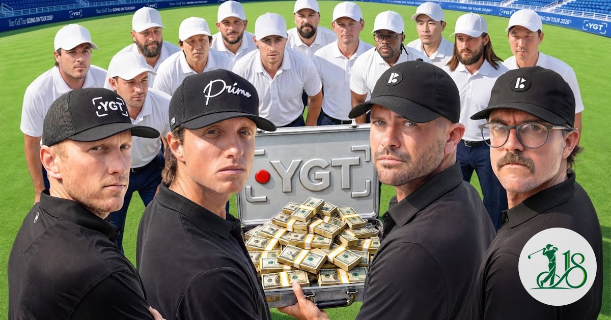 The four YGT team captains pose with the field and prize money in the official Rams Hill Round 1 thumbnail